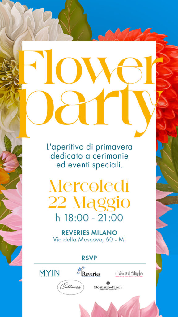 Flower party aperitivo