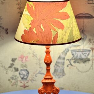 Lampada barocca, paralume La Corallina