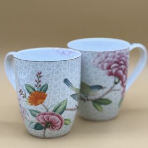 Set 2 mug di porcellana